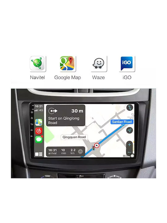 Car Audio System for Toyota RAV 4 2006-2012 (Bluetooth/USB/WiFi/GPS/Apple-Carplay/Android-Auto) with Touch Screen 9"