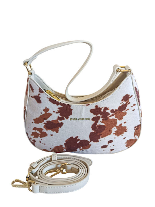 Damentasche Schultertasche Weiß