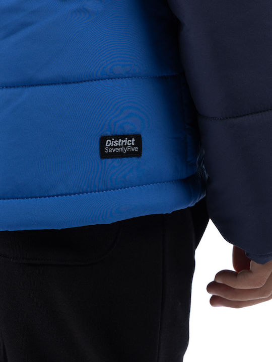 Kids' Casual Jacket with Hood Blue