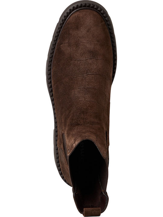 Stiefeletten Damen Braun