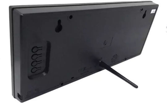 Wall Clock Digital Black Ø36cm