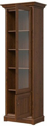Vendore 118 Bodenstehend Wohnzimmer Vitrine aus Spanplatte mit Glas Brown 71x43x205cm Vendore 118 Bodenstehend Wohnzimmer Vitrine aus Spanplatte mit Glas Brown 71x43x205cm