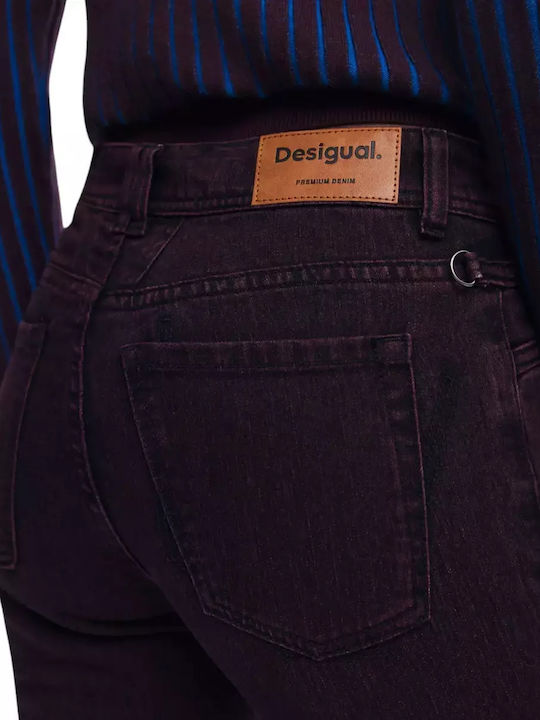 Coco Damenjeans Schlaghose Bordeaux