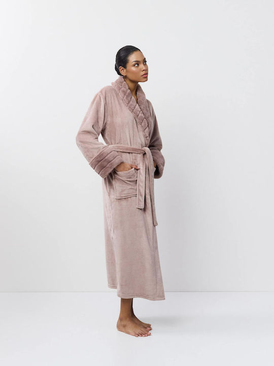 Aruelle Winter Women's Robe Powder Aruelle Winter Women's Robe Powder