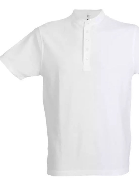 JRC Kuwait Ανδρικό Διαφημιστικό T-shirt Κοντομάνικο White