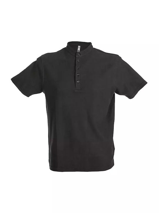 JRC Kuwait Ανδρικό Διαφημιστικό T-shirt Κοντομάνικο Black