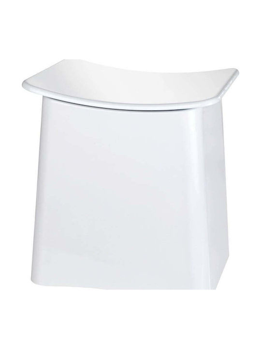 Wenko Coș De Rufe Din Plastic 33lt Cu Capac Alb