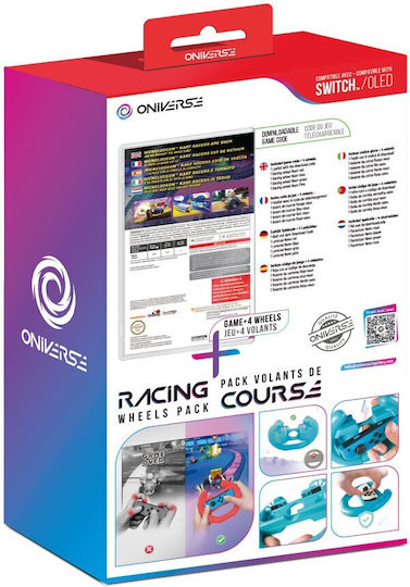 Nickelodeon Kart Racers 2: Grand Prix + 4 Wheels Bundle Edition (Code In A Box) Switch Game