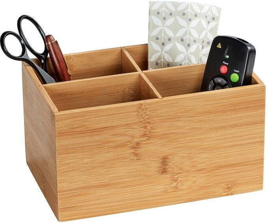 Wenko Tabletop Organizer Bamboo Orange