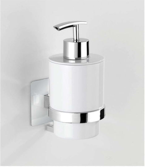 Wenko Επιτοίχιο Dispenser Πλαστικό Λευκό 250ml