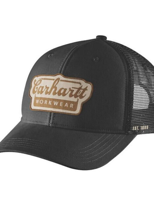 Καπέλο Carhartt Twill Mesh-back Script Patch Cap Black