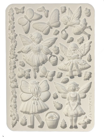 Καλούπι Σιλικόνης A5 15×21cm Stamperia Whispering Woods Νεράιδες