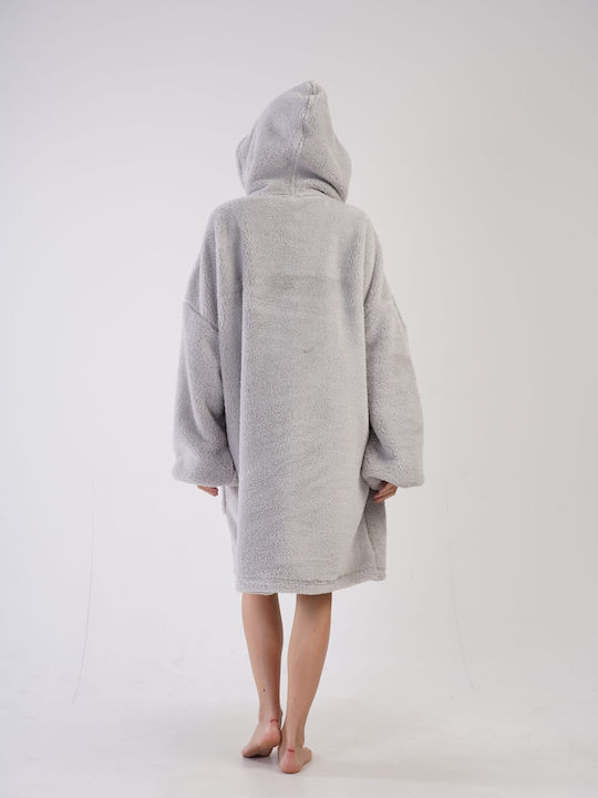 Winter Herren-Robe Gray
