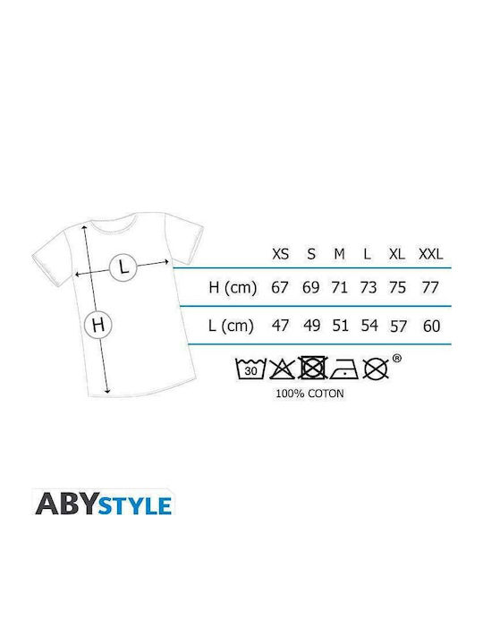 Abysse Man Group T-shirt Μαύρο Βαμβακερό