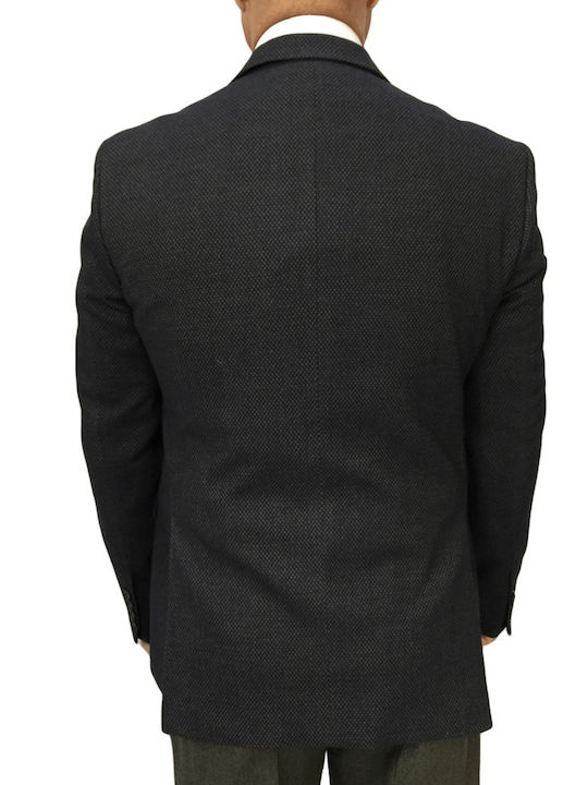 Men's Winter Suit Jacket Slim Fit Dark blue.