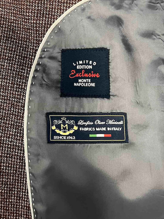 Men's Suit Jacket Slim Fit Bordo