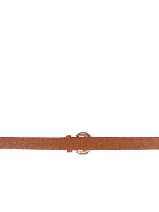 Celestino Women's Belt Embossed Buckle Tabac Brown