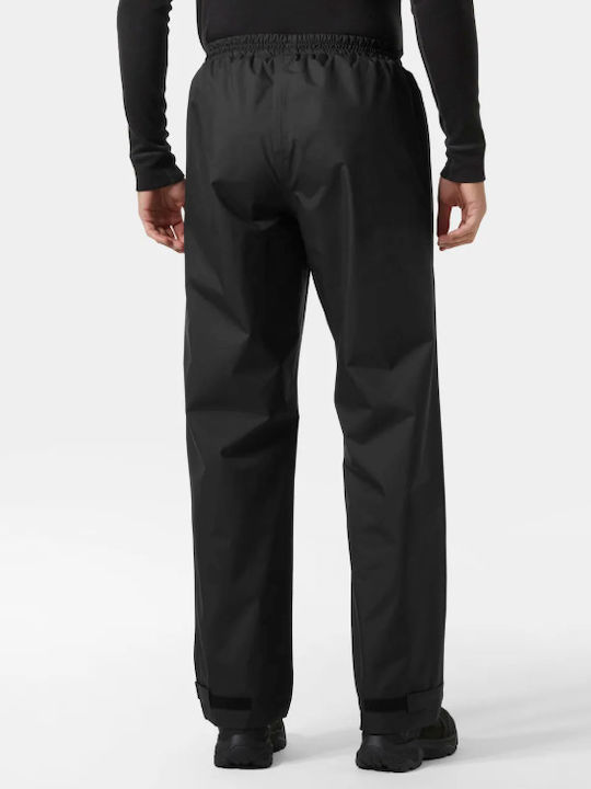 Helly Hansen Rain Bărbați Lung Pantaloni de drumeție Negru