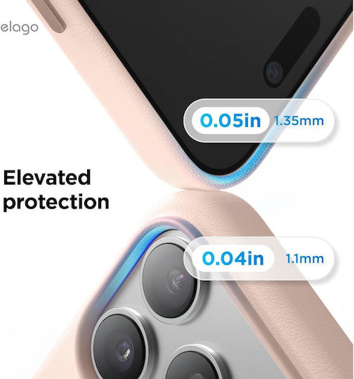 Elago Back Cover Δερμάτινο Ροζ (iPhone 17 Pro Max)