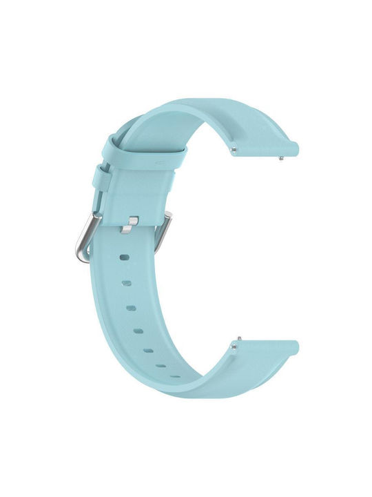 Curea Ceas Piele Naturală Vârf Rotund 20 mm Albastru Deschis Curea Ceas Piele Naturală Vârf Rotund 20 mm Albastru Deschis