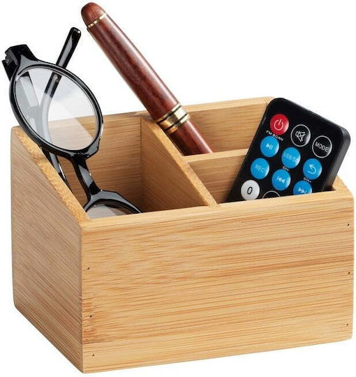 Wenko Kosmetikorganisator mit Trennzeichen Beige 12x9x8cm