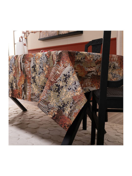 Teoran Tablecloth Cotton Zamora Multicolour 140x220cm
