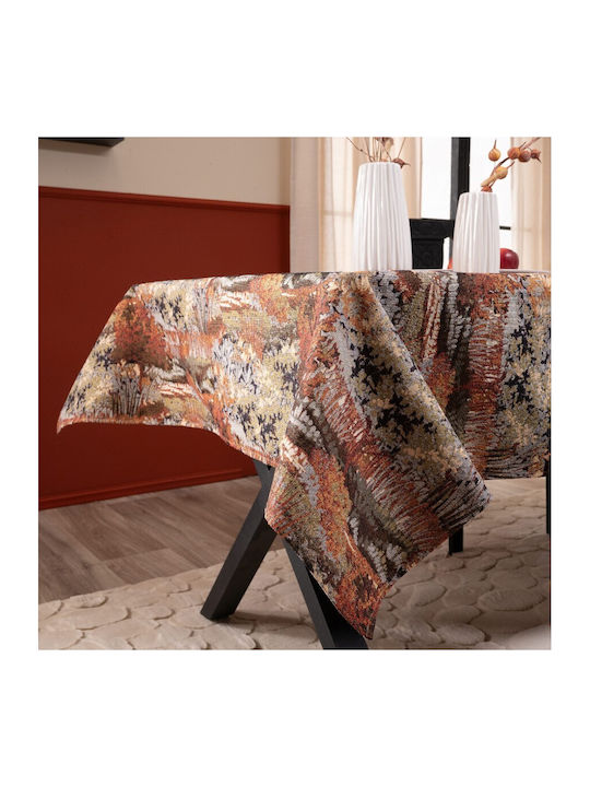 Teoran Tablecloth Cotton Zamora Multicolour 140x220cm