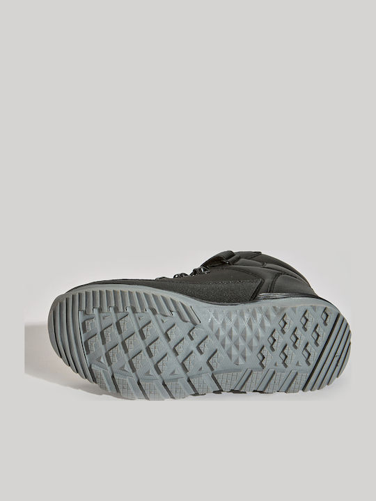 Monsi Kids Boots with Velcro Black