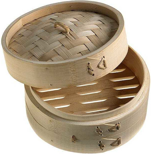 Bamboo Steamer Container Lid 16x9cm T-235