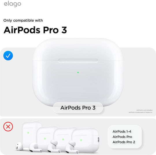 Elago Hang Case Θήκη Σιλικόνης σε Μαύρο χρώμα για Apple AirPods Pro 3