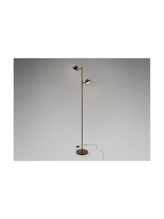 Taros LED Φωτιστικό Δαπέδου Υ160xΜ33εκ. 1800lm Μπρούτζινο