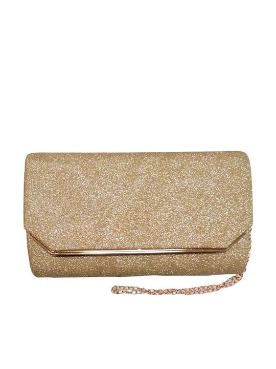 Vintage Geantă Glitter West Auriu