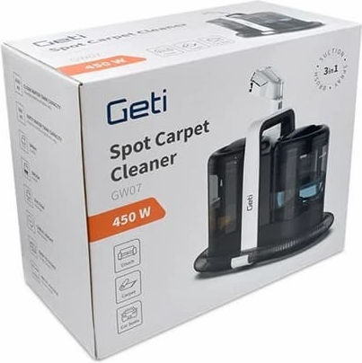 Geti Vacuum Wet / Dry 450W with Plastic Bin 1.5lt