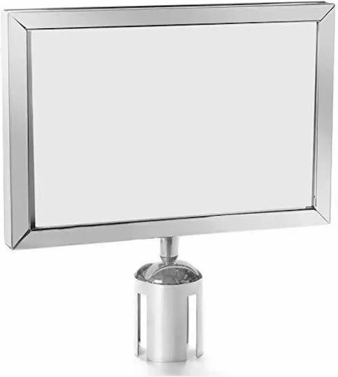 Πινακίδα Inox Κολωνάκι Διαδρόμου 45x33εκ