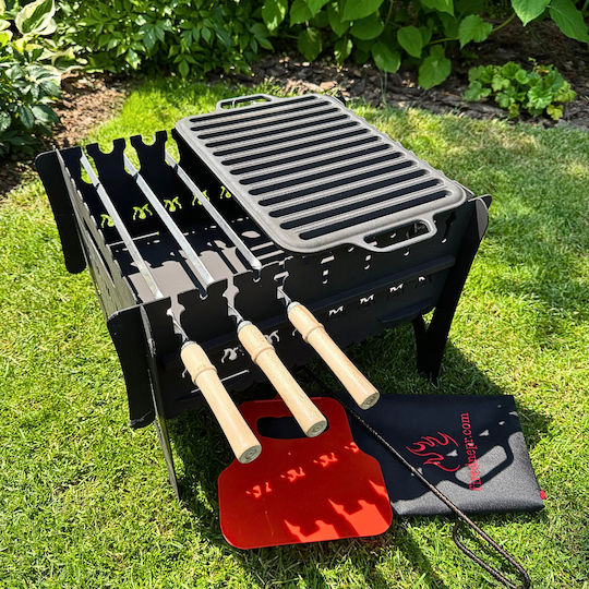 Olympix Portable Charcoal Grill 47cmx34cm
