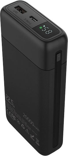BlitzWolf Bwp22 Power Bank 20000mAh 22,5W Ladeleistung / Schnellladung Schwarz