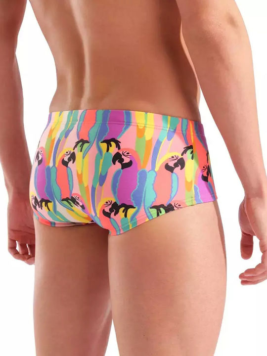Waist Short Men's Swimwear Shorts Multicolour Floral