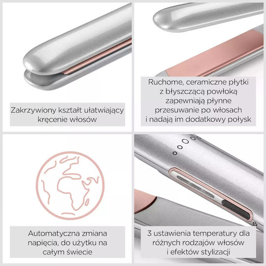 Babyliss Babyliss Haarglätter mit Keramikplatten Ionisch 100W