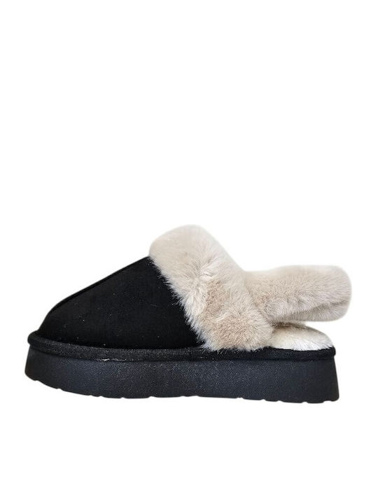 Winter Women's Slippers Black