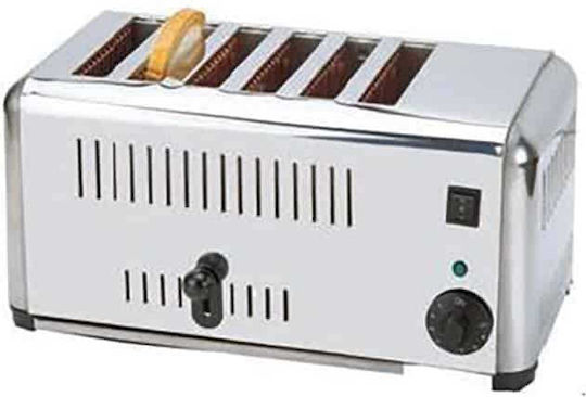 Electric Toaster 6-Slot 2.5kw 40x25x21.5 Ets6a