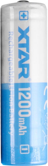 XTAR Wiederaufladbare Batterie 14500 Li-Ion 1200mAh 3.7V 1Stück