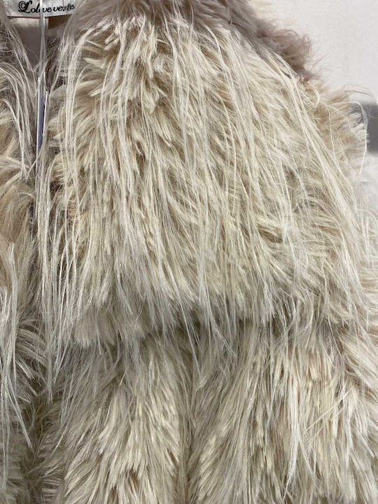 Women's Short Fur Chocolate