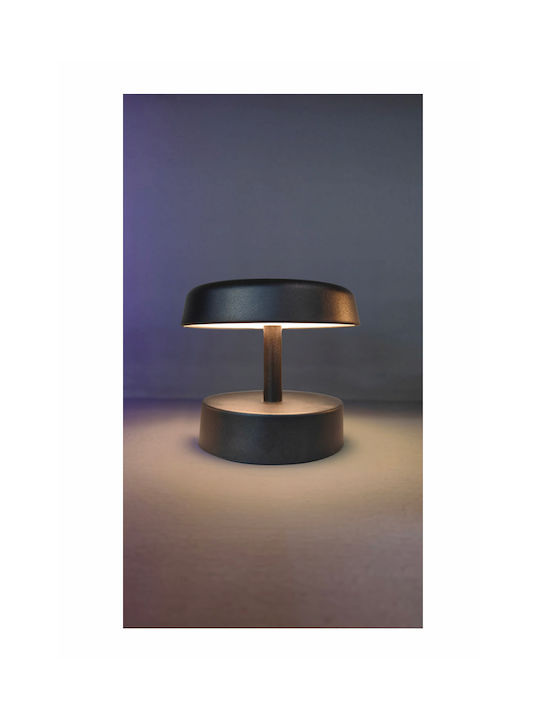 Bot Lighting Tischlampe mit Schwarz Schirm und Basis