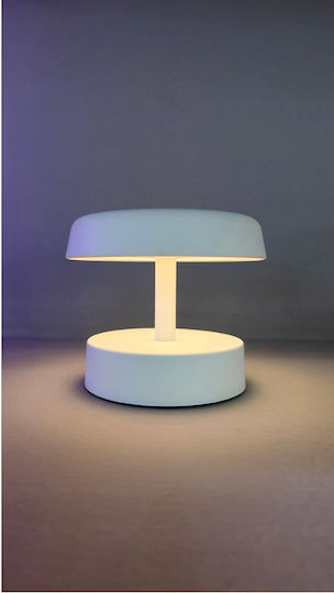 Bot Lighting Table Lamp LED with White Shade and Base