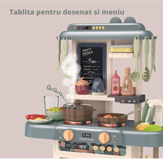 Rovo Bucătărie pentru copii Μπλε-Μπεζ 42buc