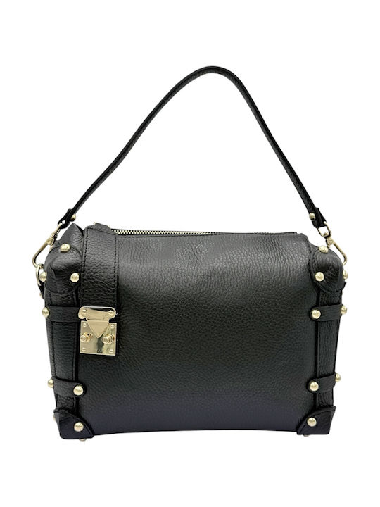 Leather Women's Bag Shoulder Black