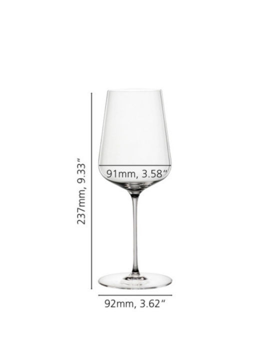 Spiegelau Pahar pentru Vin Alb din Sticlă Pahar cu picior