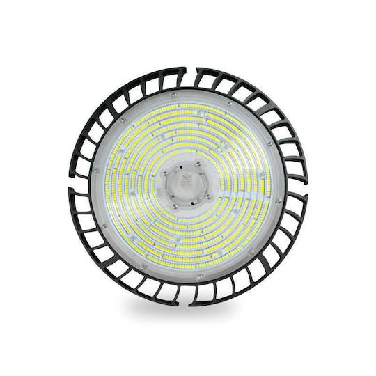 Redled Commercial Bell Light Adjustable White with Built-in LED Black Ø29xHeight 15.57cm