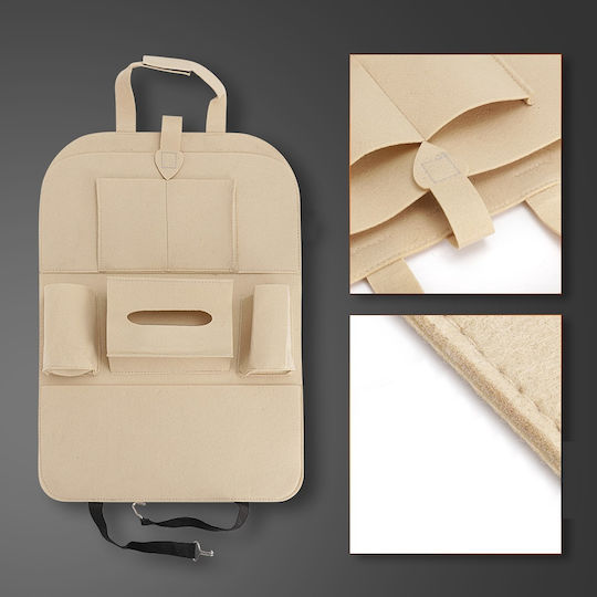 Auto-Organizer Vordersitze Fächer Beige OEM