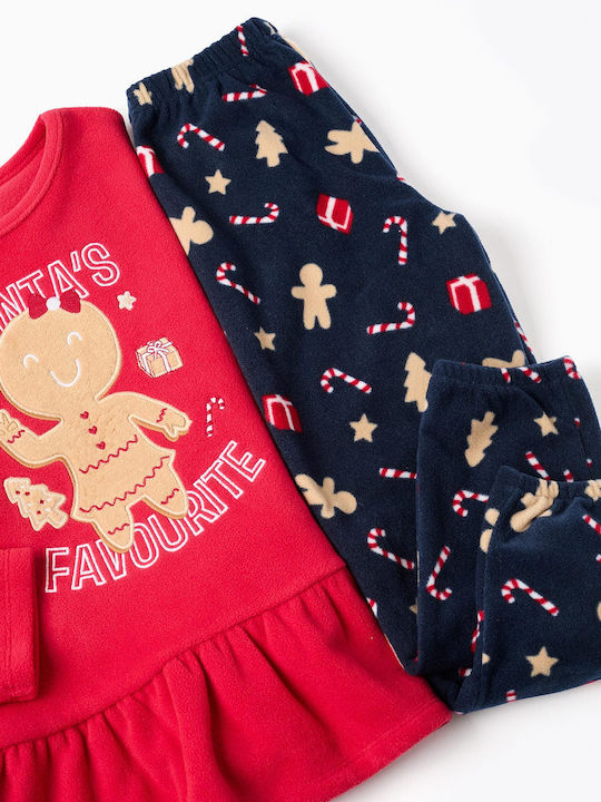 Zippy Kids' Pajamas Winter Fleece Red